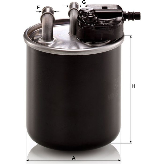 Mann-Filter WK 820/15 Kraftstofffilter Mann-Filter WK 820/15 Kraftstofffilter