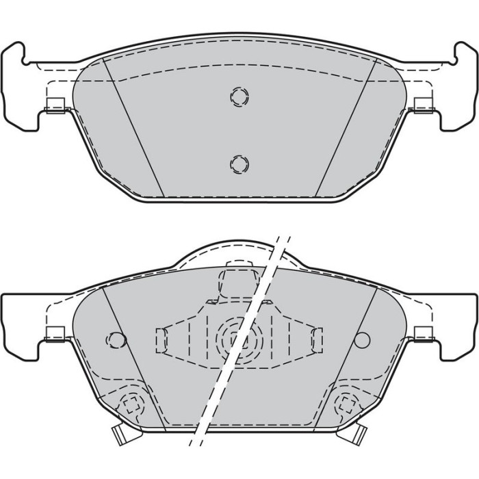 Valeo 601149 Bremsbelagsatz, Scheibenbremse