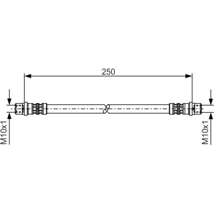 BOSCH 1 987 476 309 Bremsschlauch