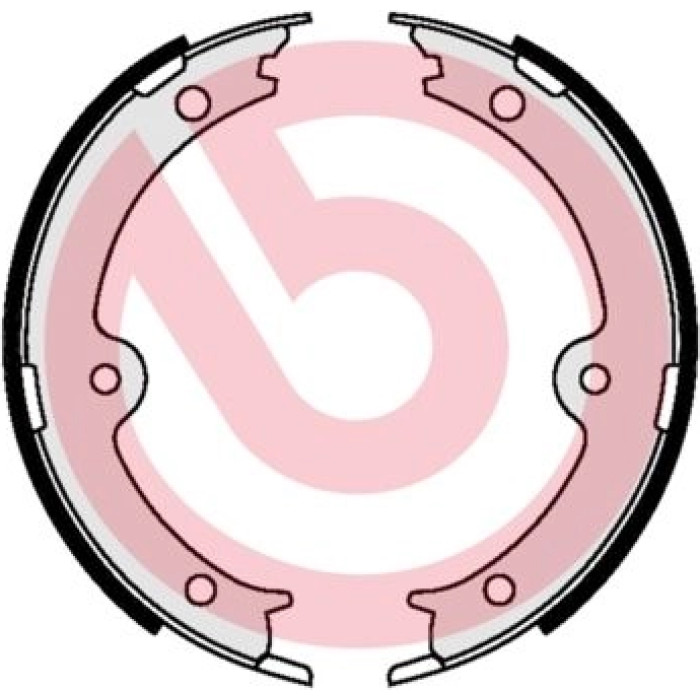 Brembo S 83 564 Bremsbackensatz, Feststellbremse ESSENTIAL LINE Brembo S 83 564 Bremsbackensatz, Feststellbremse ESSENTIAL LINE