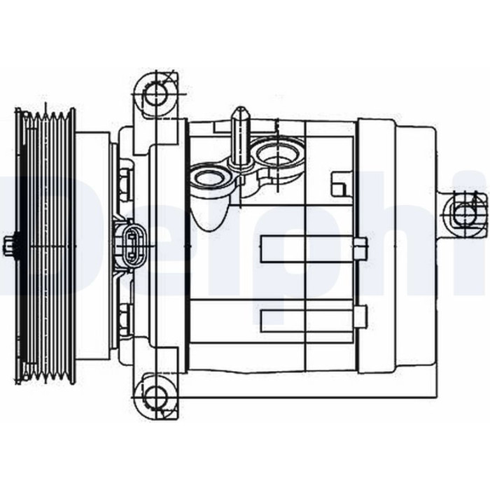 Delphi TSP0155984 Kompressor, Klimaanlage
