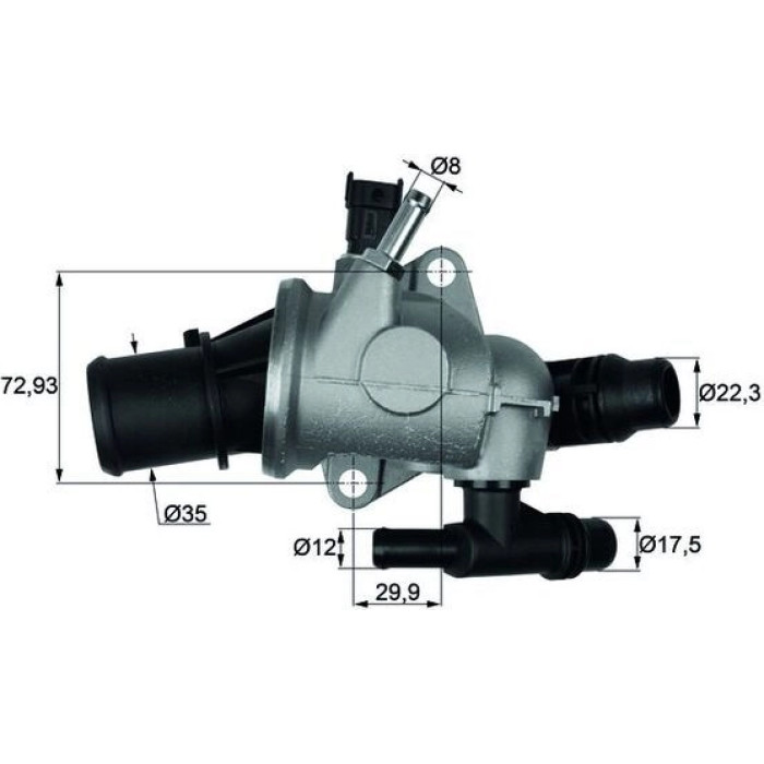 Thermostat, Kühlmittel TI 152 88 Thermostat, Kühlmittel TI 152 88