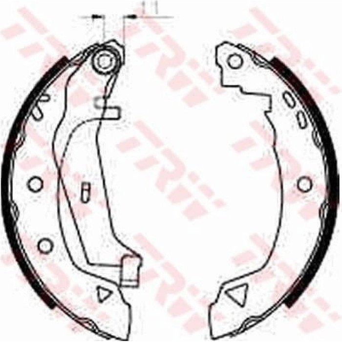TRW GS8240 Bremsbackensatz TRW GS8240 Bremsbackensatz