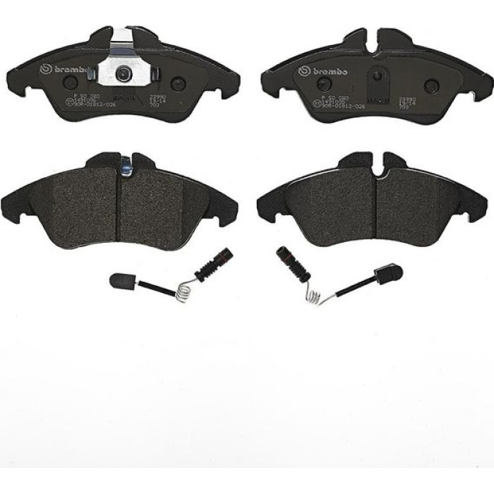 Brembo P 50 080 Bremsbelagsatz, Scheibenbremse PRIME LINE