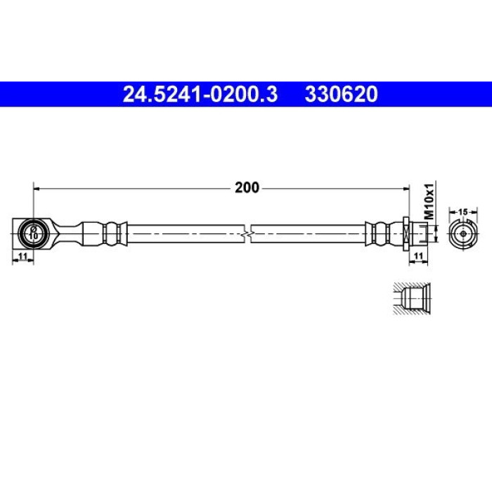 ATE 24.5241-0200.3 Bremsschlauch