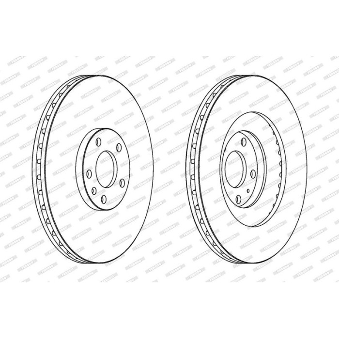 Ferodo DDF1661C-1 Bremsscheibe PREMIER Ferodo DDF1661C-1 Bremsscheibe PREMIER