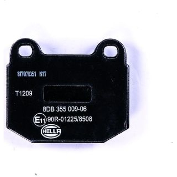 Hella 8DB 355 009-061 Bremsbelagsatz, Scheibenbremse Hella 8DB 355 009-061 Bremsbelagsatz, Scheibenbremse