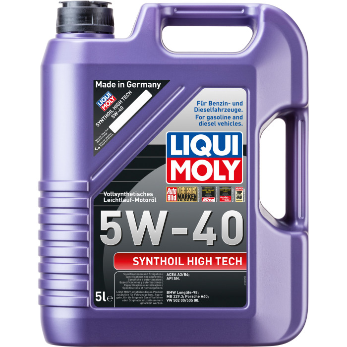 LIQUI MOLY 1307 Synthoil High Tech 5W-40 Motoröl 5L LIQUI MOLY 1307 Synthoil High Tech 5W-40 Motoröl 5L