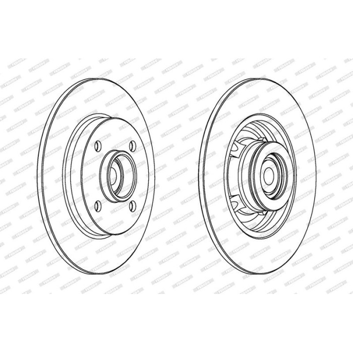 Ferodo DDF1561-1 Bremsscheibe PREMIER Ferodo DDF1561-1 Bremsscheibe PREMIER