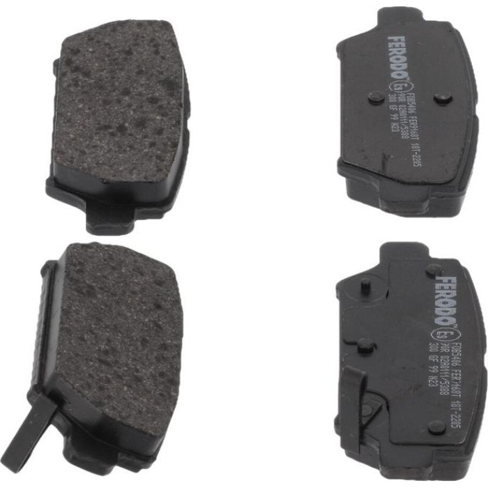 Ferodo FDB5406 Bremsbelagsatz, Scheibenbremse PREMIER ECO FRICTION Ferodo FDB5406 Bremsbelagsatz, Scheibenbremse PREMIER ECO FRICTION