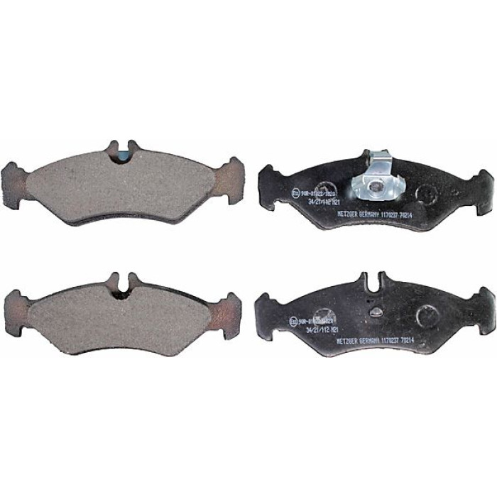 Metzger 1170237 Bremsbelagsatz, Scheibenbremse
