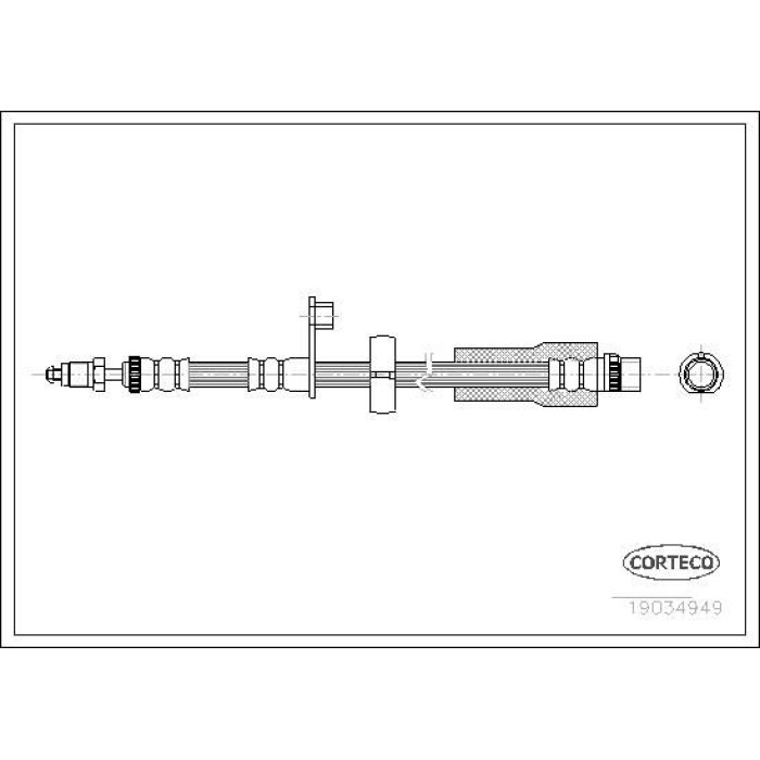 Corteco 19034949 Bremsschlauch Corteco 19034949 Bremsschlauch