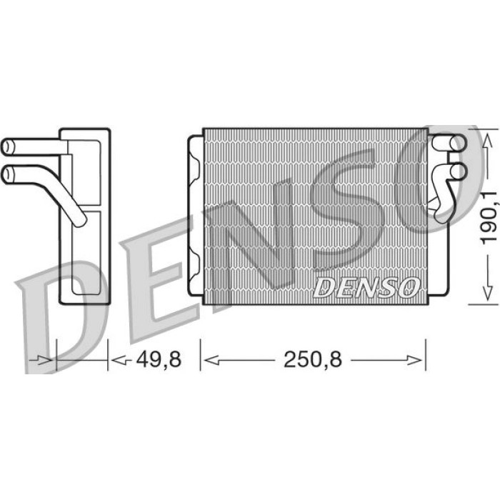 Denso DRR33010 Wärmetauscher, Innenraumheizung