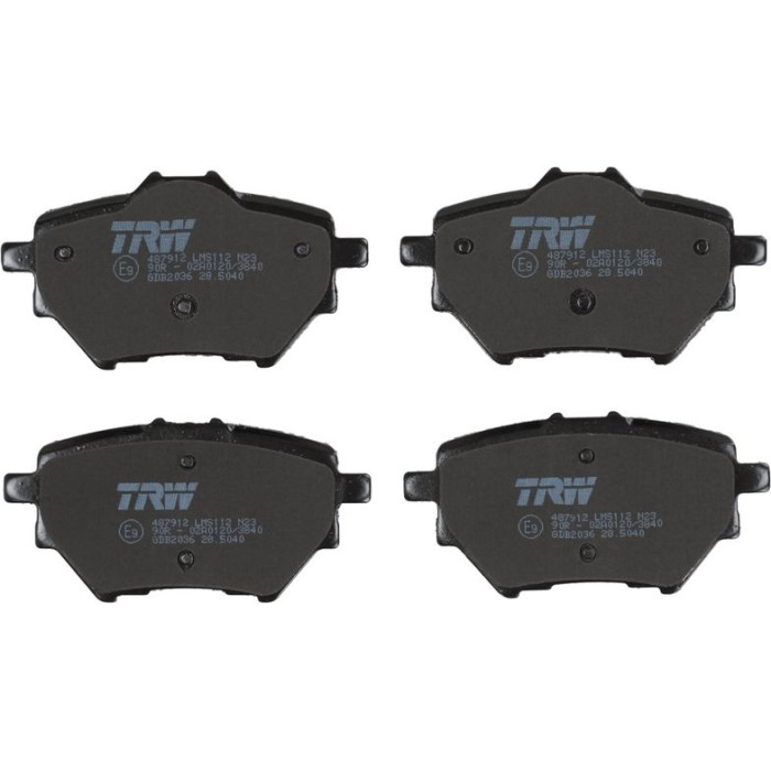 TRW GDB2036 Bremsbelagsatz, Scheibenbremse COTEC TRW GDB2036 Bremsbelagsatz, Scheibenbremse COTEC