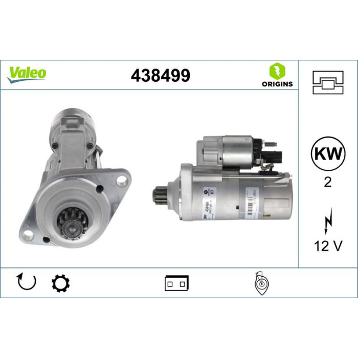 Valeo 438499 Starter ORIGINS Valeo 438499 Starter ORIGINS