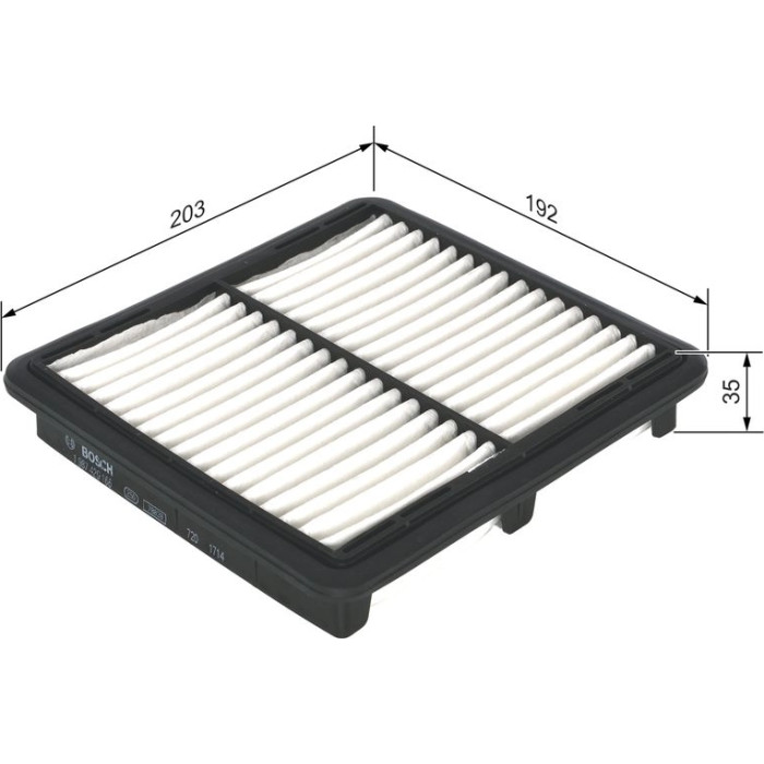 BOSCH 1 987 429 166 Luftfilter BOSCH 1 987 429 166 Luftfilter