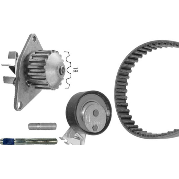 BOSCH 1 987 948 723 Wasserpumpe + Zahnriemensatz BOSCH 1 987 948 723 Wasserpumpe + Zahnriemensatz