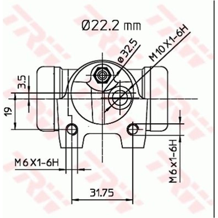 TRW BWH134 Radbremszylinder