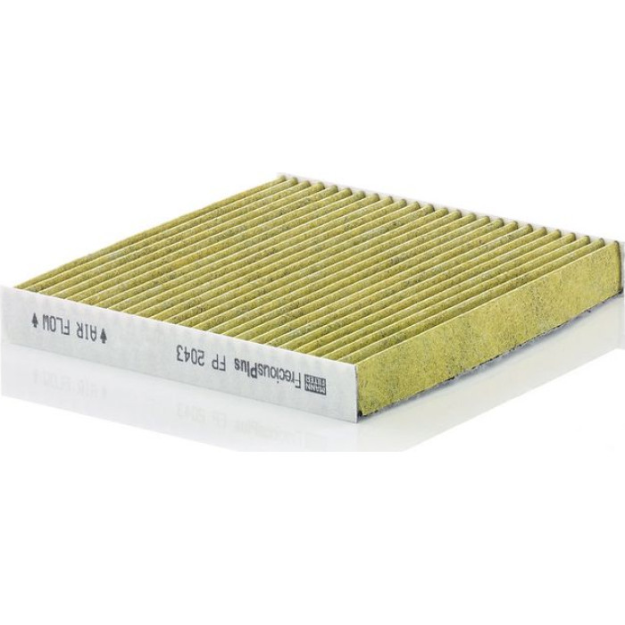 MANN-FILTER FP 2043 Innenraumfilter FreciousPlus Aktivkohlefilter mit Polyphenol, antibakteriell, Feinstaubfilter (PM 2.5) MANN-FILTER FP 2043 Innenraumfilter FreciousPlus Aktivkohlefilter mit Polyphenol, antibakteriell, Feinstaubfilter (PM 2.5)