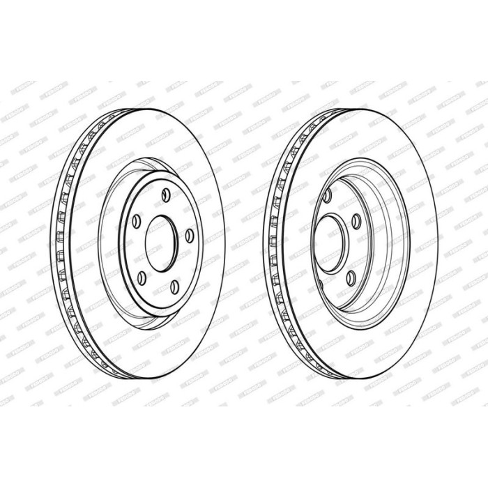 Ferodo DDF2097C-1 Bremsscheibe PREMIER Ferodo DDF2097C-1 Bremsscheibe PREMIER