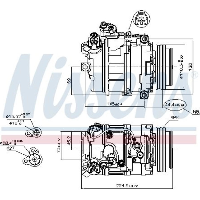 Nissens 89199 Kompressor, Klimaanlage FIRST FIT Nissens 89199 Kompressor, Klimaanlage FIRST FIT