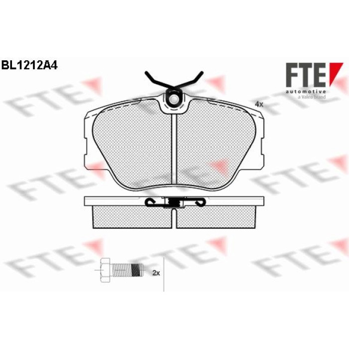 FTE 9010063 Bremsbelagsatz, Scheibenbremse FTE 9010063 Bremsbelagsatz, Scheibenbremse