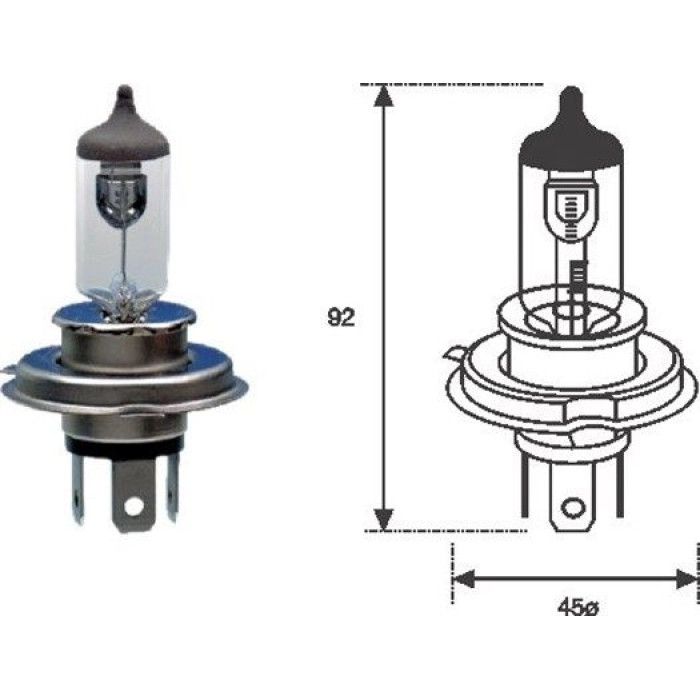 Magneti Marelli 002555100000 Glühlampe STANDARD Magneti Marelli 002555100000 Glühlampe STANDARD