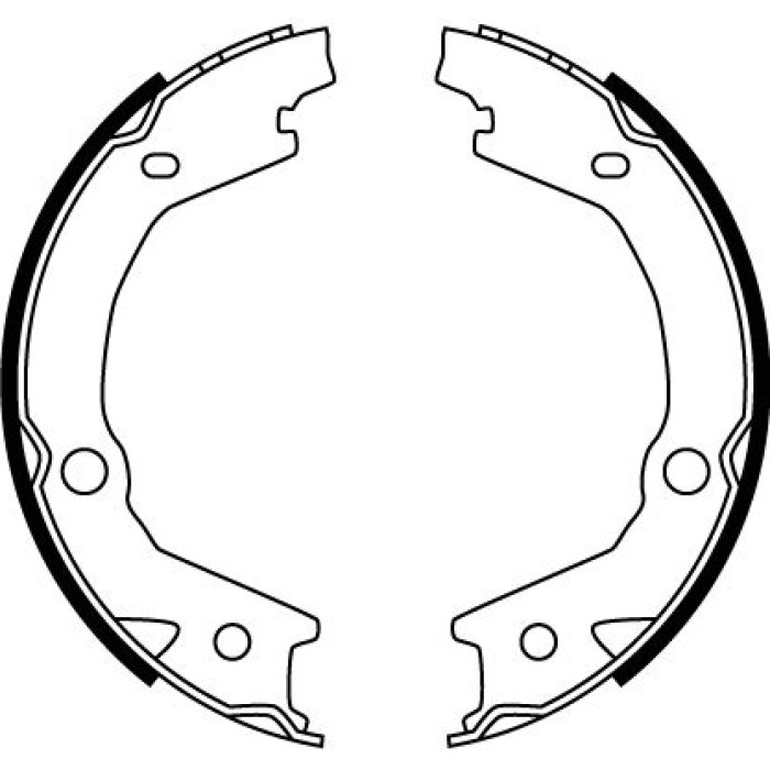 TRW GS8747 Bremsbackensatz, Feststellbremse