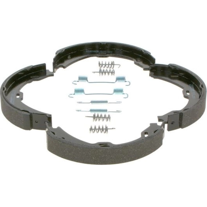 BOSCH 0 986 487 724 Bremsbackensatz, Feststellbremse BOSCH 0 986 487 724 Bremsbackensatz, Feststellbremse