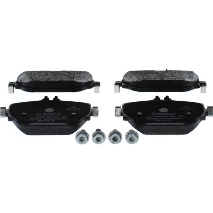 BOSCH 0 986 424 858 Bremsbelagsatz, Scheibenbremse BOSCH 0 986 424 858 Bremsbelagsatz, Scheibenbremse