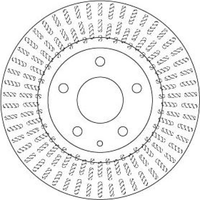 TRW DF6731 Bremsscheibe TRW DF6731 Bremsscheibe