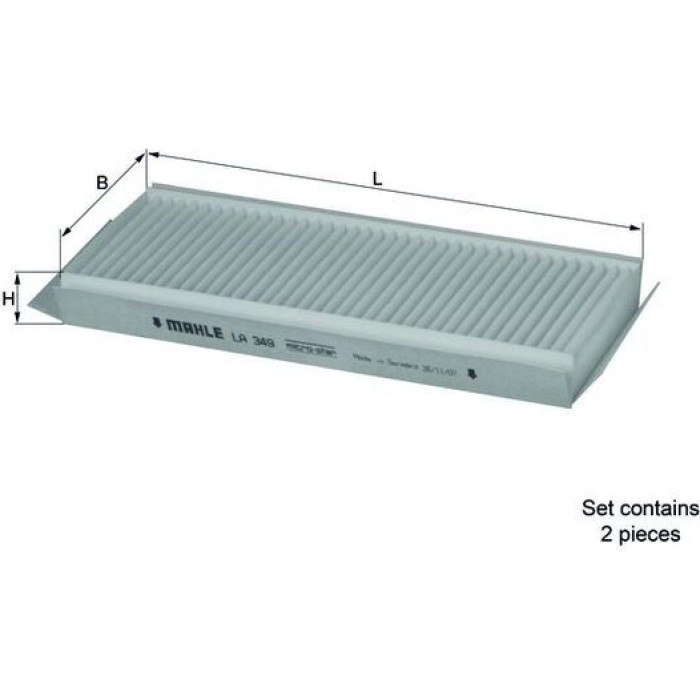 Knecht LA 349/S Filter, Innenraumluft Knecht LA 349/S Filter, Innenraumluft