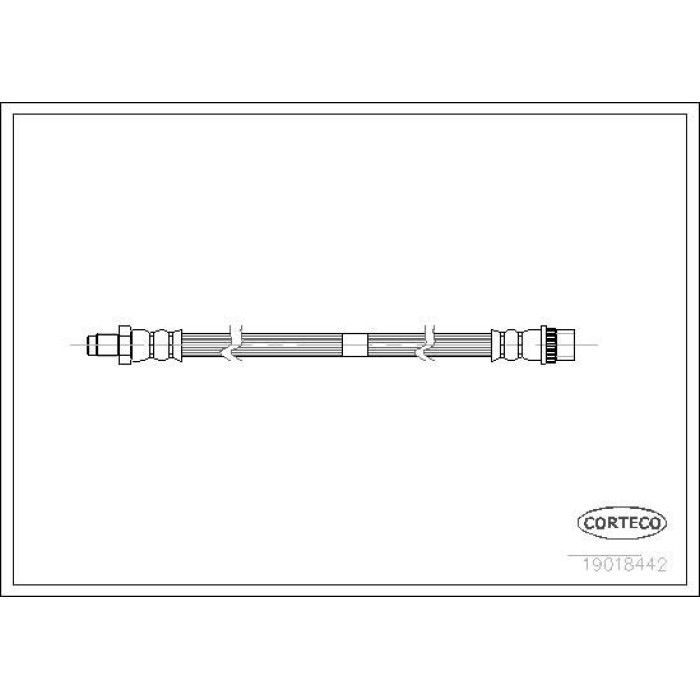 Corteco 19018442 Bremsschlauch