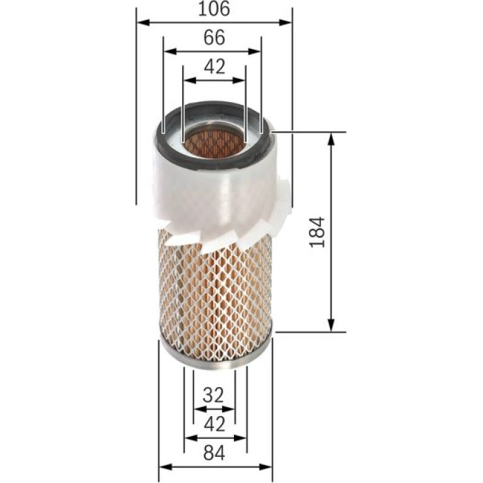 BOSCH F 026 400 337 Luftfilter BOSCH F 026 400 337 Luftfilter