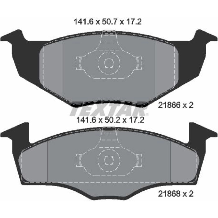 Bremsbelagsatz, Scheibenbremse 2186602 Bremsbelagsatz, Scheibenbremse 2186602