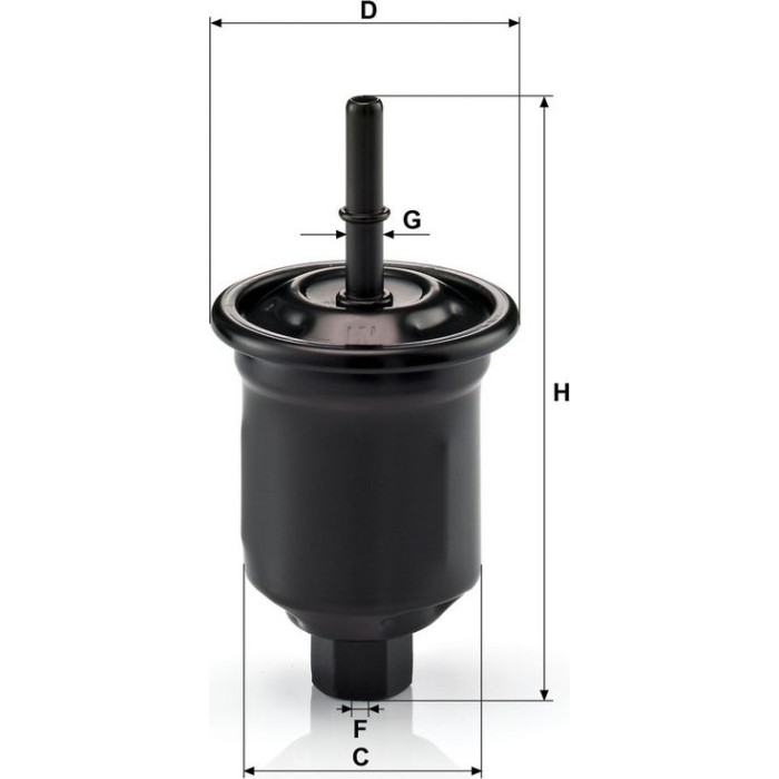 Mann-Filter WK 68/83 Kraftstofffilter