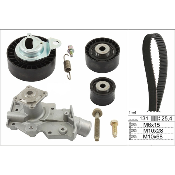 INA 530 0102 30 Wasserpumpe + Zahnriemensatz INA 530 0102 30 Wasserpumpe + Zahnriemensatz