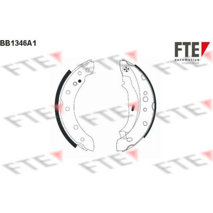 FTE 9100099 Bremsbackensatz FTE 9100099 Bremsbackensatz