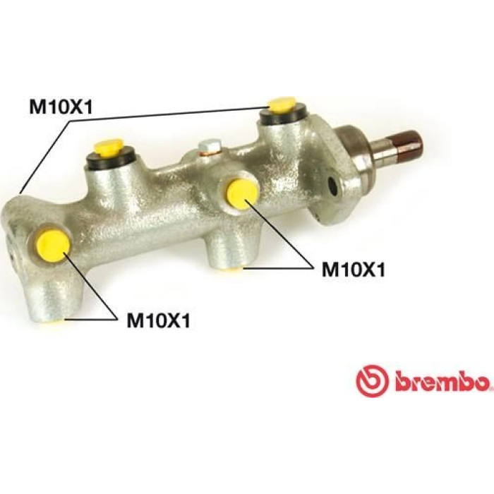 Brembo M 85 069 Hauptbremszylinder ESSENTIAL LINE Brembo M 85 069 Hauptbremszylinder ESSENTIAL LINE