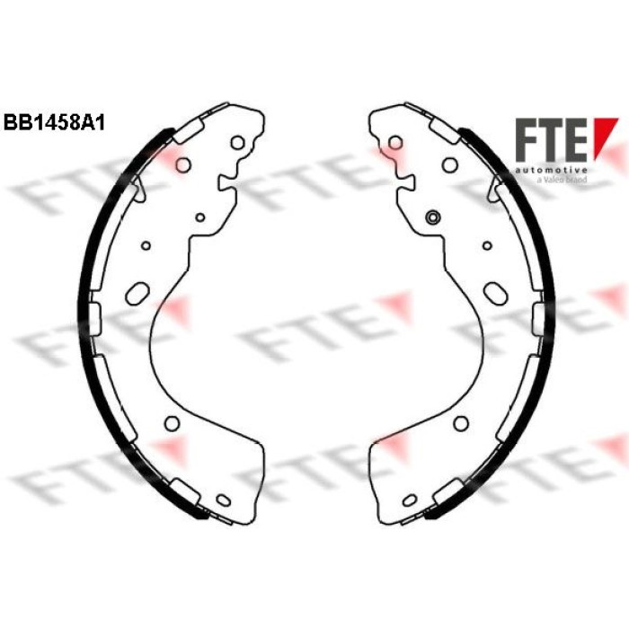 FTE 9100176 Bremsbackensatz