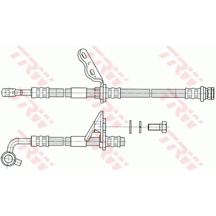 TRW PHD1042 Bremsschlauch