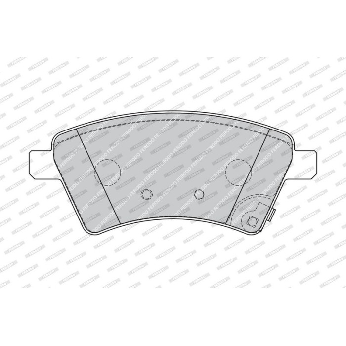 Ferodo FDB1875 Bremsbelagsatz, Scheibenbremse PREMIER ECO FRICTION