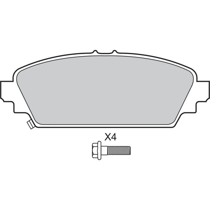 Valeo 598435 Bremsbelagsatz, Scheibenbremse Valeo 598435 Bremsbelagsatz, Scheibenbremse