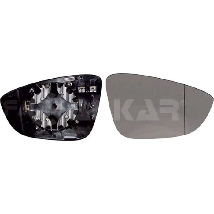 Alkar 6472133 Spiegelglas, Außenspiegel