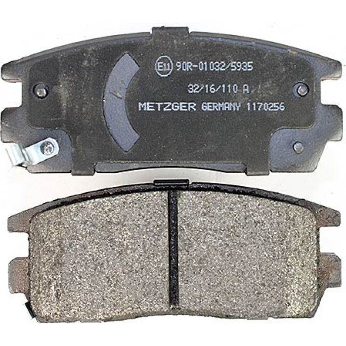 Metzger 1170256 Bremsbelagsatz, Scheibenbremse