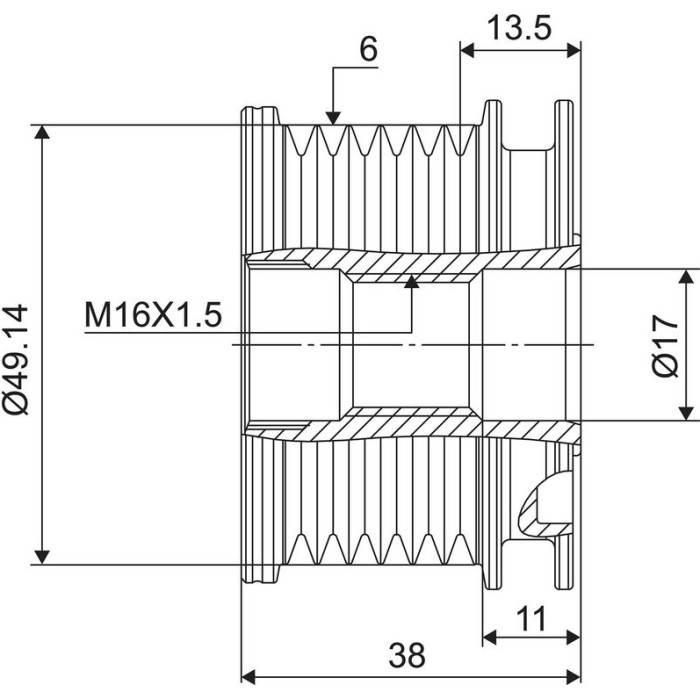 Generatorfreilauf 588125 Generatorfreilauf 588125