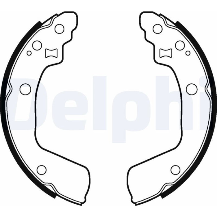 Delphi LS2046 Bremsbackensatz