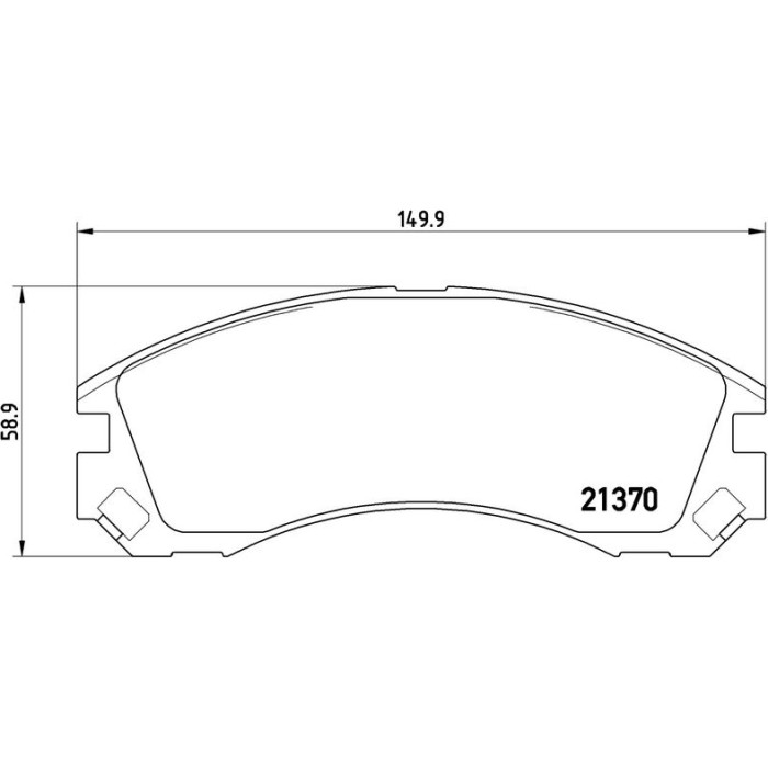 Brembo P 61 089 Bremsbelagsatz, Scheibenbremse PRIME LINE Brembo P 61 089 Bremsbelagsatz, Scheibenbremse PRIME LINE