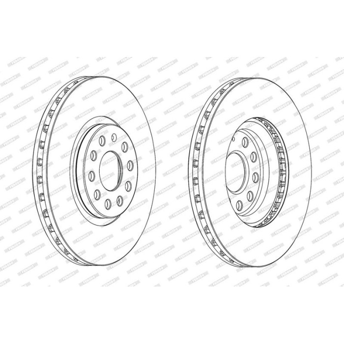 Ferodo DDF2016C-1 Bremsscheibe PREMIER Ferodo DDF2016C-1 Bremsscheibe PREMIER