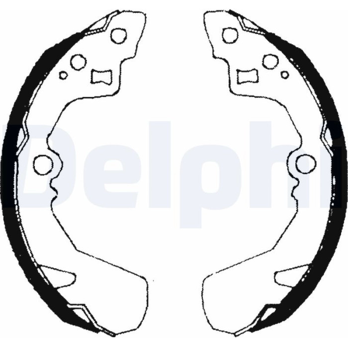 Delphi LS1685 Bremsbackensatz